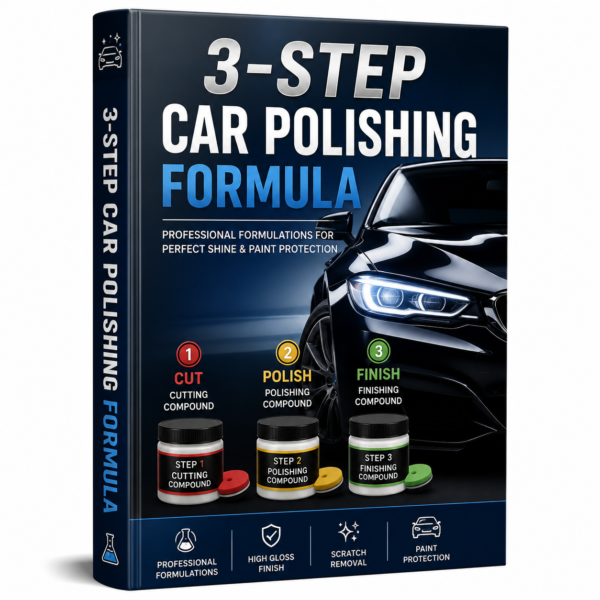 3-Step Car Cutting & Polishing Compound Formulation