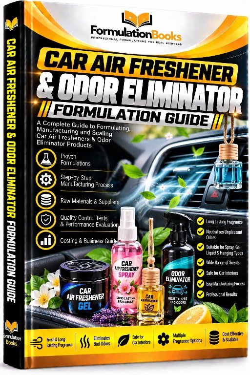 Car Air Freshener and Odor Eliminator Formulation Complete Manufacturing Guide