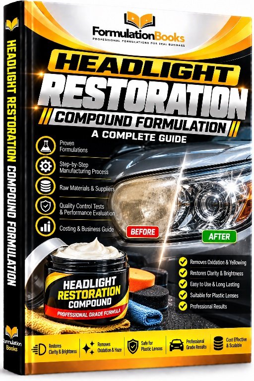 Headlight Restoration Compound Formulation | Manufacturing Guide