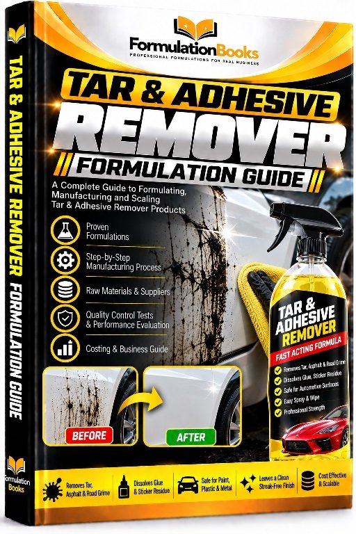 Tar & Adhesive Remover Formulation | Manufacturing Guide