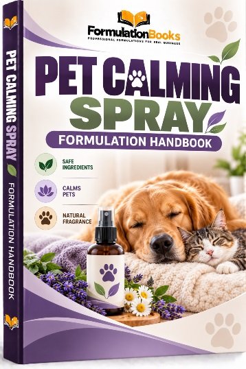 Pet Calming Spray Formulation Handbook
