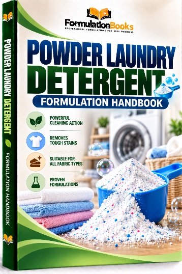 Powder Laundry Detergent Formulation Handbook